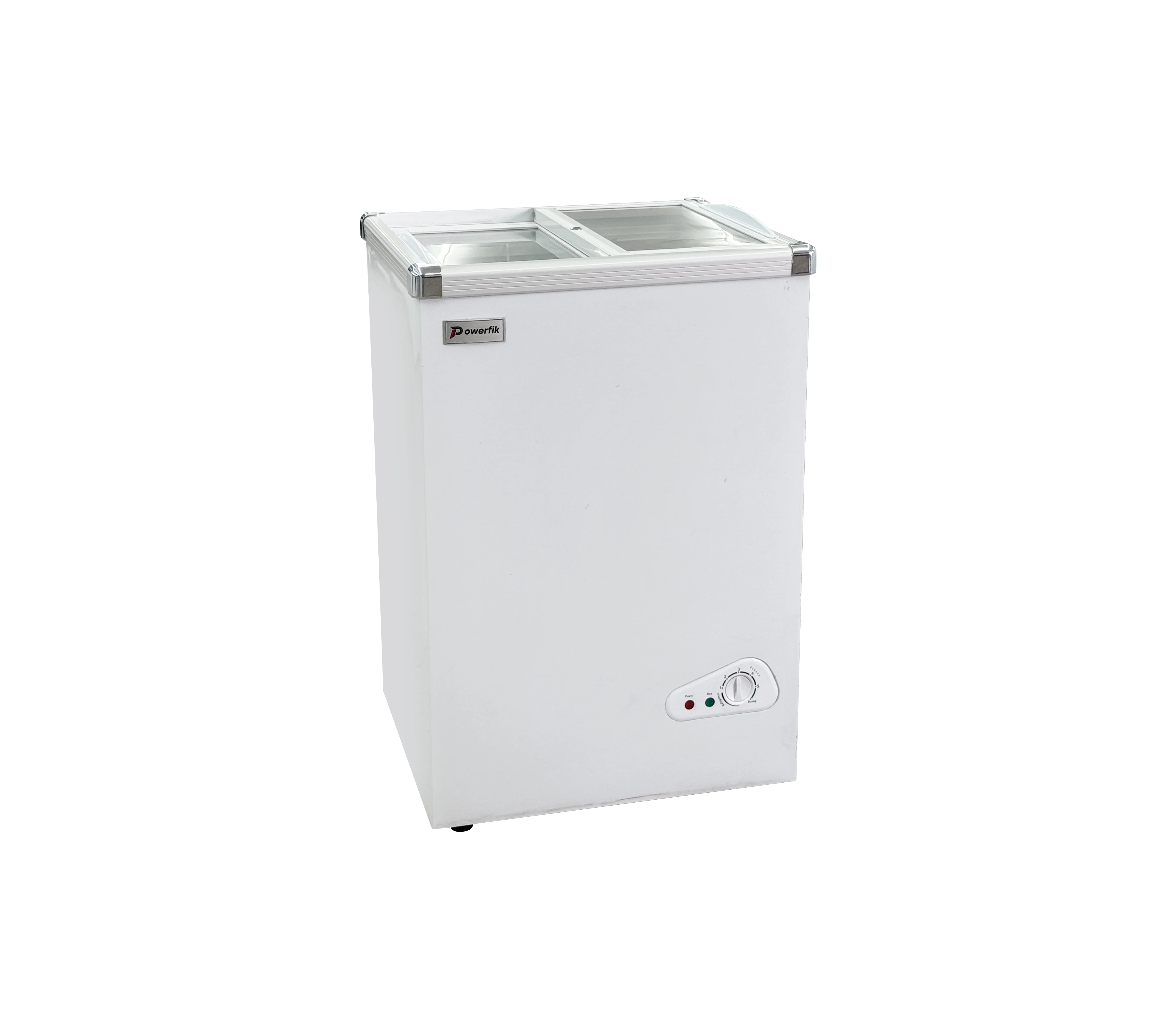 Congelador exhibidor horizontal puerta corrediza blanco 100 litros Powerfik - Image 3