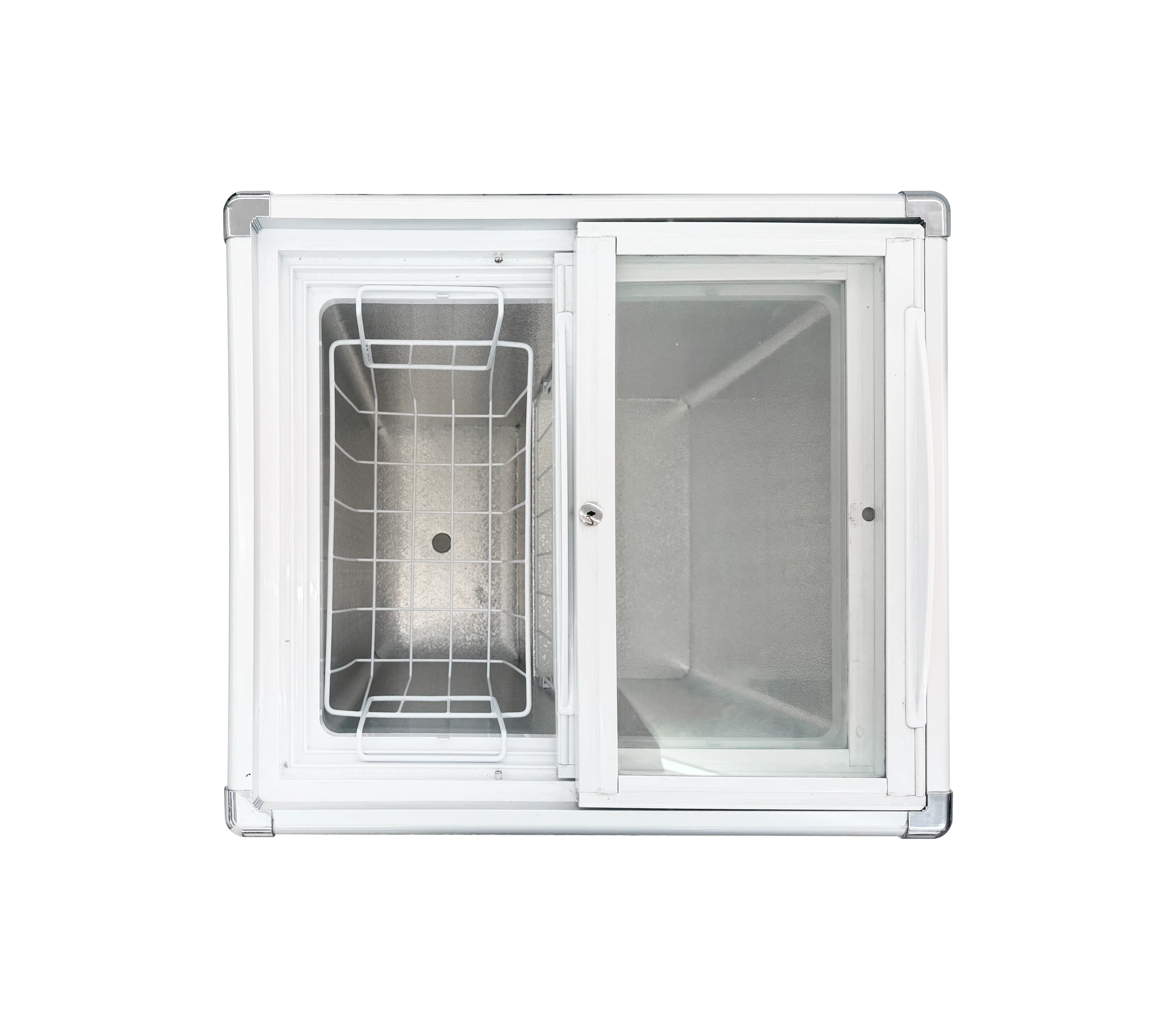 Congelador exhibidor horizontal puerta corrediza blanco 100 litros Powerfik - Image 7